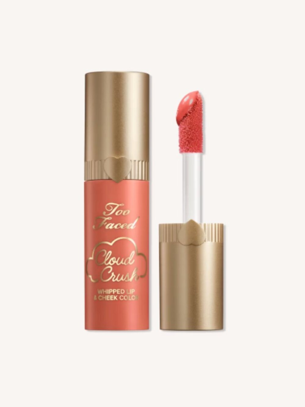 Too Faced Cloud Crush Whipped Lip & Cheek Color | Peach Blur (muted coral)